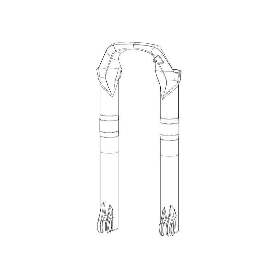 RockShox Lower Leg RVL 29 15 DFBLK Fork Lowers