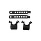 Hollywood Racks Set of two 1.25" bike cradles. Rubber straps included Universal Accessories
