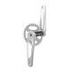 Title CR1 Crank Arms Chrome 165mm side