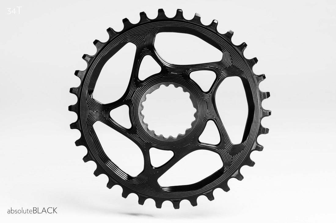 Plateau rond Absolute Black Cannondale Hollowgram à fixation directe N/W