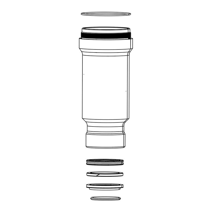 RockShox SIDluxe SoloAir Can Shock Air Cans
