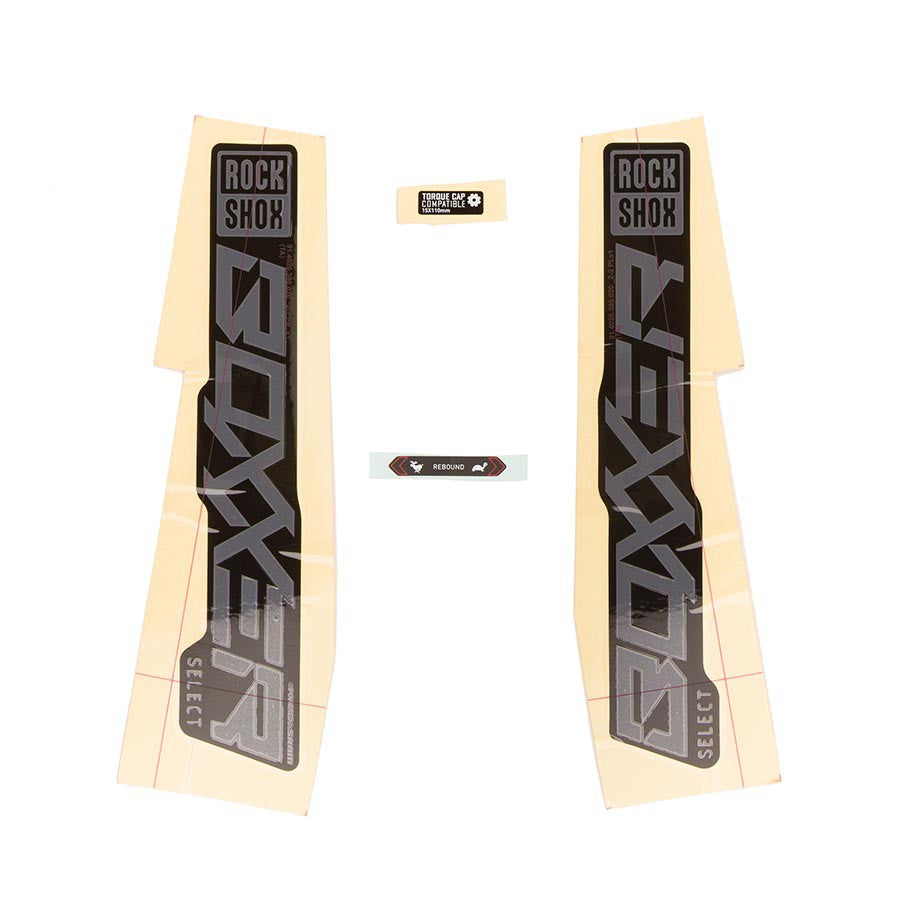 RockShox Decal - Boxxer SEL Grey/Black Fork Decals