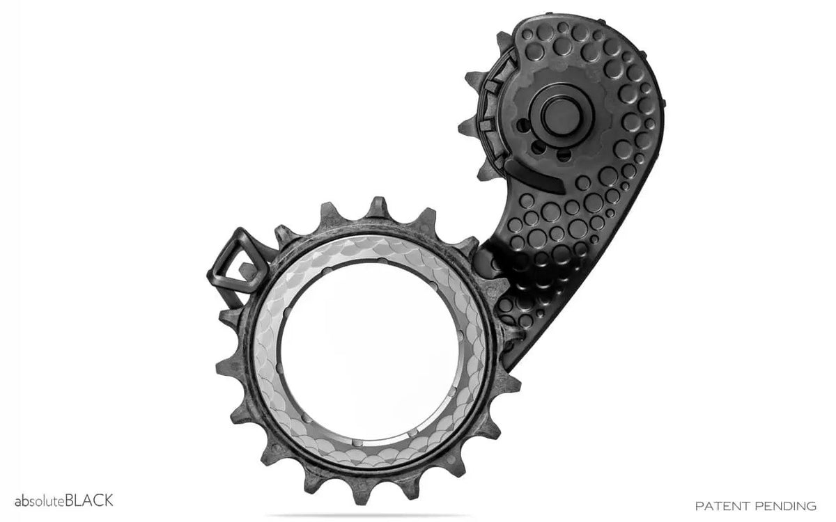 Absolute Black Hollow Carbon-Ceramic Cage for SHIMANO 9100/8000
