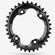 Absolute Black OVAL XT M8000/MT700 assymetrical chainring N/W