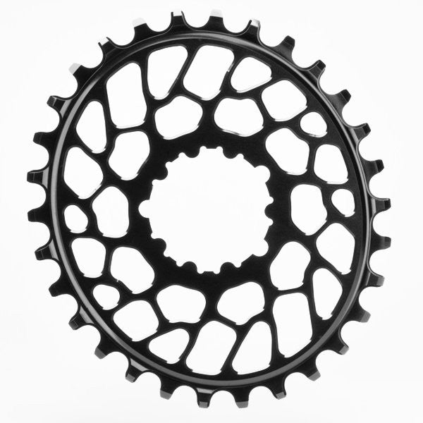 Absolute Black OVAL Sram Direct Mount SUPER BOOST flat chainring N/W