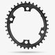 Absolute Black 110/4 BCD 2X, 9100, 8000 PVD Rainbow Oval Chainring